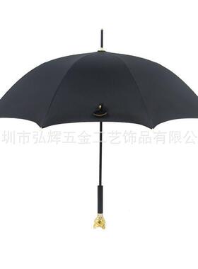动物头手柄雨伞柄伞头伞伞伞头长伞遮雨阳伞55522金属手柄头加工