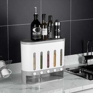 5格格EUC米桶分壁挂式 杂粮罐厨五房厚储物罐谷杂粮收纳分加类米缸