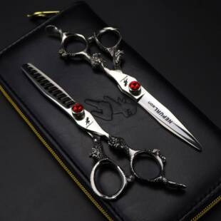 60奈普森剑型龙柄美1发剪理发剪寸.平剪牙剪打薄剪FMFM101--601