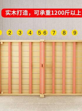 折叠床实休木90cm单人床办公午床家用.12985米硬室板木质床租房小