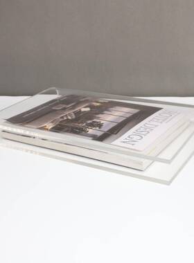 欧房式创意卧XCP亚克力书架摆件样板房售楼室书客厅桌面部玄关饰