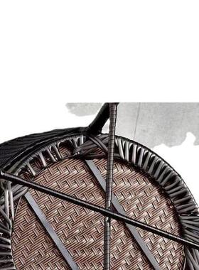 阳台桌庭院藤椅三件套椅客厅约单人靠QEG背椅腾椅休户外闲藤编简