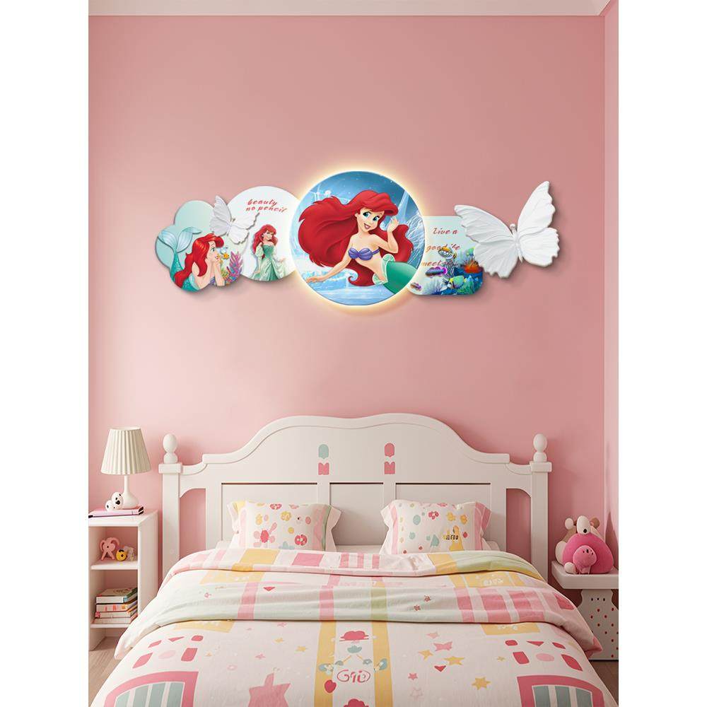 艾莎女孩房VFA床灯头画卡通儿童房挂爱画面莎白雪公主卧室床头墙,鲜花速递/花卉仿真/绿植园艺,其它园艺用品,淘宝优惠券,粉丝福利购,淘宝优惠卷