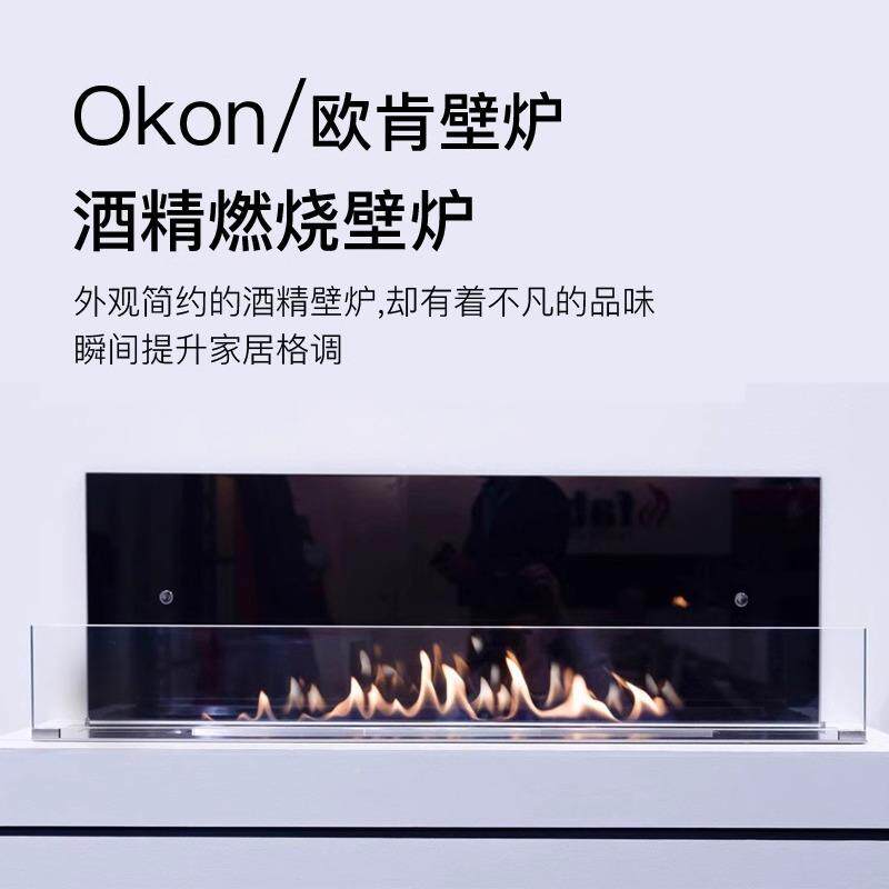 真火酒精炉室内外用火834炉建议嵌入视柜家装饰壁炉电芯取暖壁炉