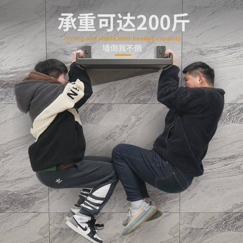 微波炉置ADT物架太空铝挂厨架房烤壁挂式架子免打放孔箱墙上支