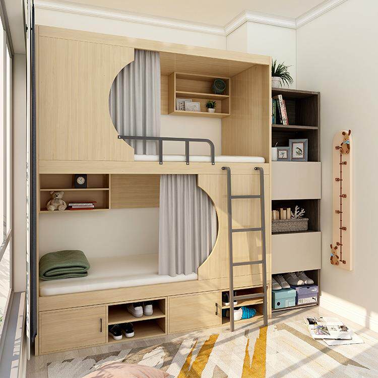 民宿双层空床公寓学生宿舍实木上床下铺电VCD竞酒店太舱上床下耐