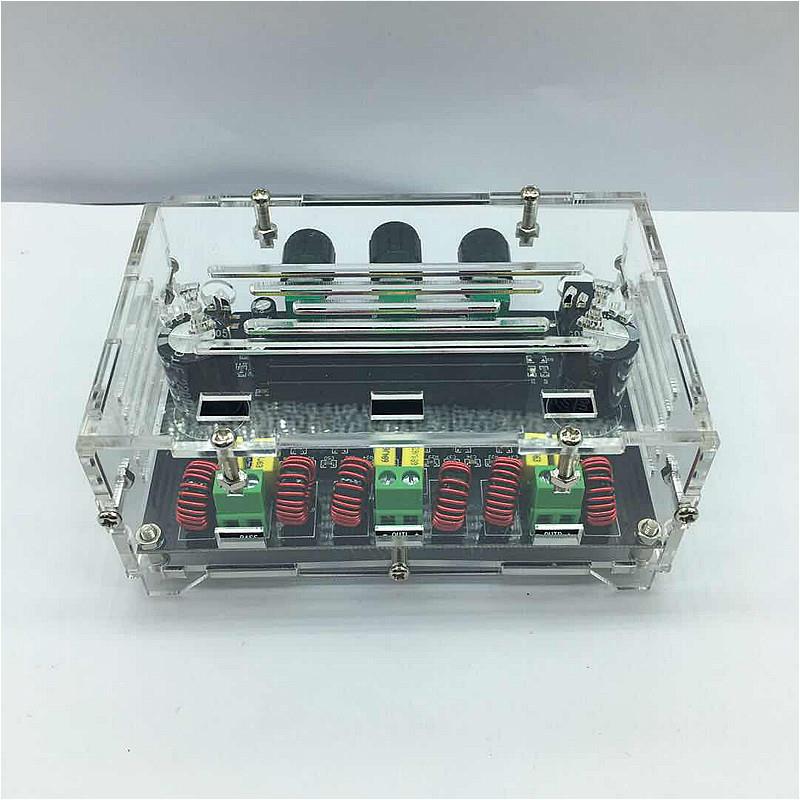 XH-M574水晶壳大功2.1声道TPA3118316D2数外字功放80W+8板0W率+10