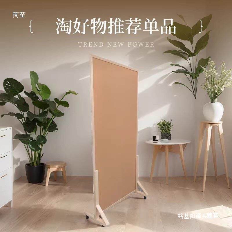 XZS可移软板照片墙景板软木板万动向轮支架展示架学校落木背地公