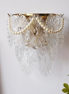 新款珍玻璃珠走廊过道法壁灯式轻奢现代简馨约网红爆85981款温浪