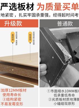 文件柜办室木质带锁小柜子轮移动收纳RLQ柜抽柜带桌下储屉物柜矮