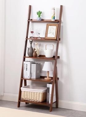 架梯FIW形物架客厅靠墙架卧室墙壁花书落地墙架角储物架多层层置