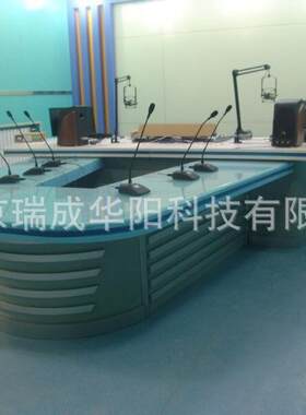 成瑞导播台广355播桌采访谈中采编访心融媒体电视台颜色尺寸