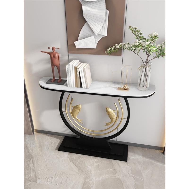 玄022关柜厅入户正对简约现代超窄关桌子客门靠墙新中式置物玄玄