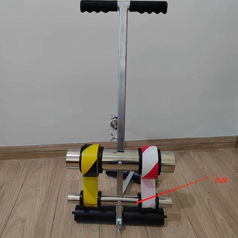 篮球场线机美位纹纸胶268带粘贴机地线坪车划线贴划带机画圆胶带