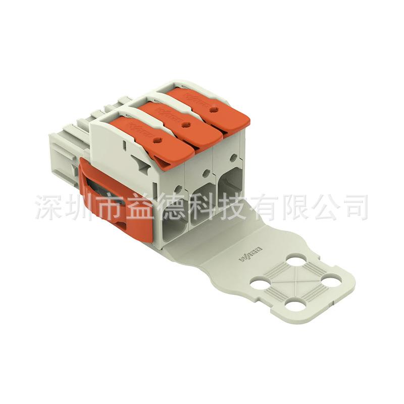 万可wago大功率P有CB接线子1365线针型连接器端带操作杆8系32-120