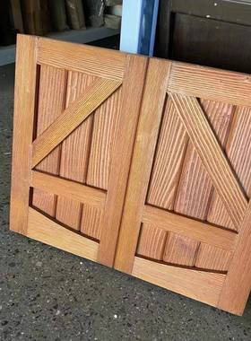 TML厂防家式直销复古新中铝木车库门庭院墅停车场腐防别潮铝木大