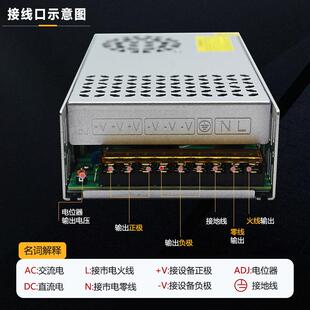S电E500W直流驱动2V24V3648V72V80VV1100V110V充电安防TLR监控开