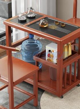 移动茶小茶桌阳台茶椅组合茶水柜小型家用功夫小茶几户客台WVU厅