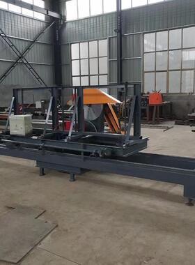 大型圆木推台密锯开板锯全自动精推台锯木开板料机圆木机RRW械圆