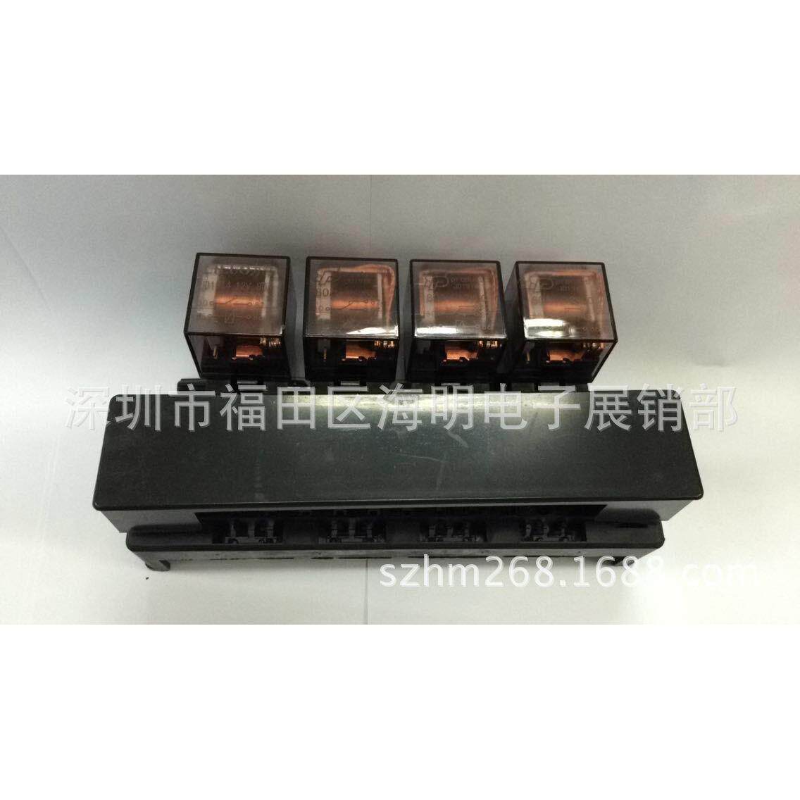 汽OQQ车险盒15路继器座15路继电保器座电发动机舱保带险汽车保险