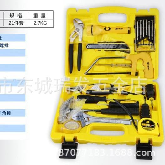 波斯具1汽4件工花管型套筒HPV组套E型套头6角套筒头梅花套扳手修