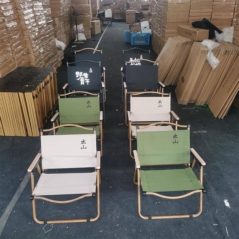 源头厂家折叠椅户外露营酒吧餐TKM厅店凳子印o烤log克米特烧椅子