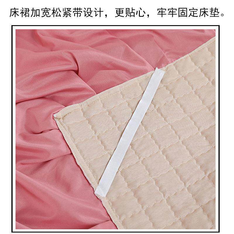 Q3床Y罩床单件裙式床笠床罩套床裙式席梦思罩裙HJW新床款床头罩套