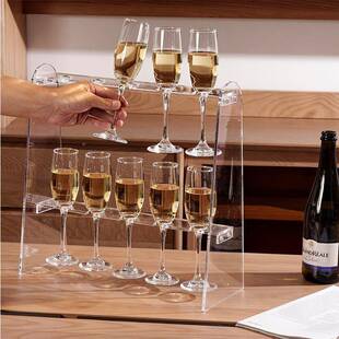 可拆卸高级派对香ZNB槟杯架2厅层香槟槟支架婚礼客餐厅香塔架