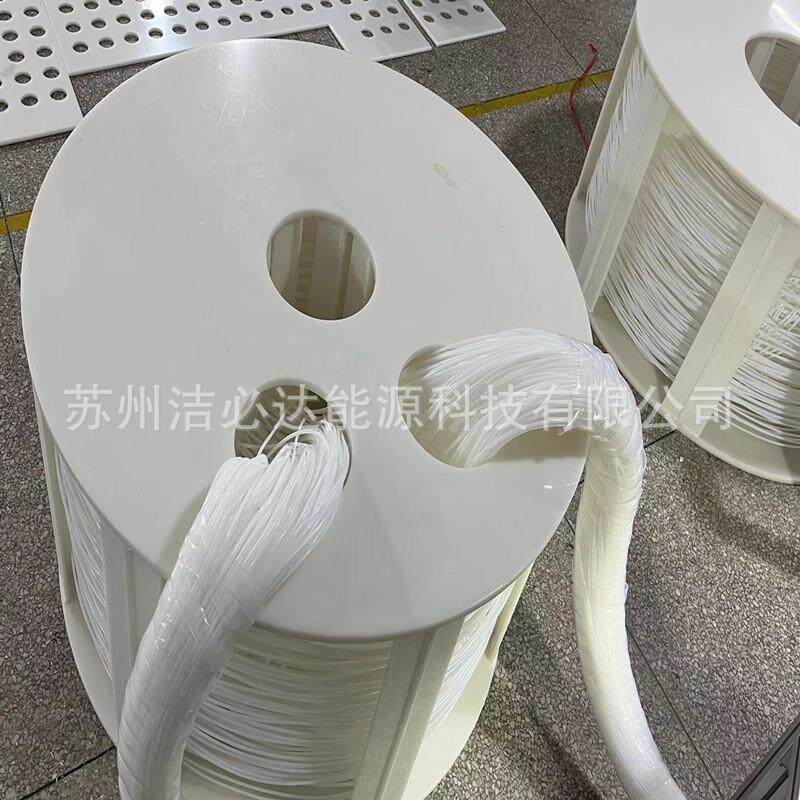 聚四氟加热冷热毛却JBDA355换器圆形铁氟氟龙血管换热器电镀酸洗