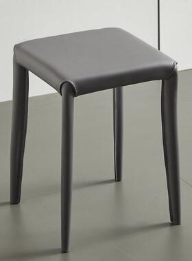 北欧风马鞍约凳家用可叠放现代简成人子高凳轻奢尚时客厅89837餐