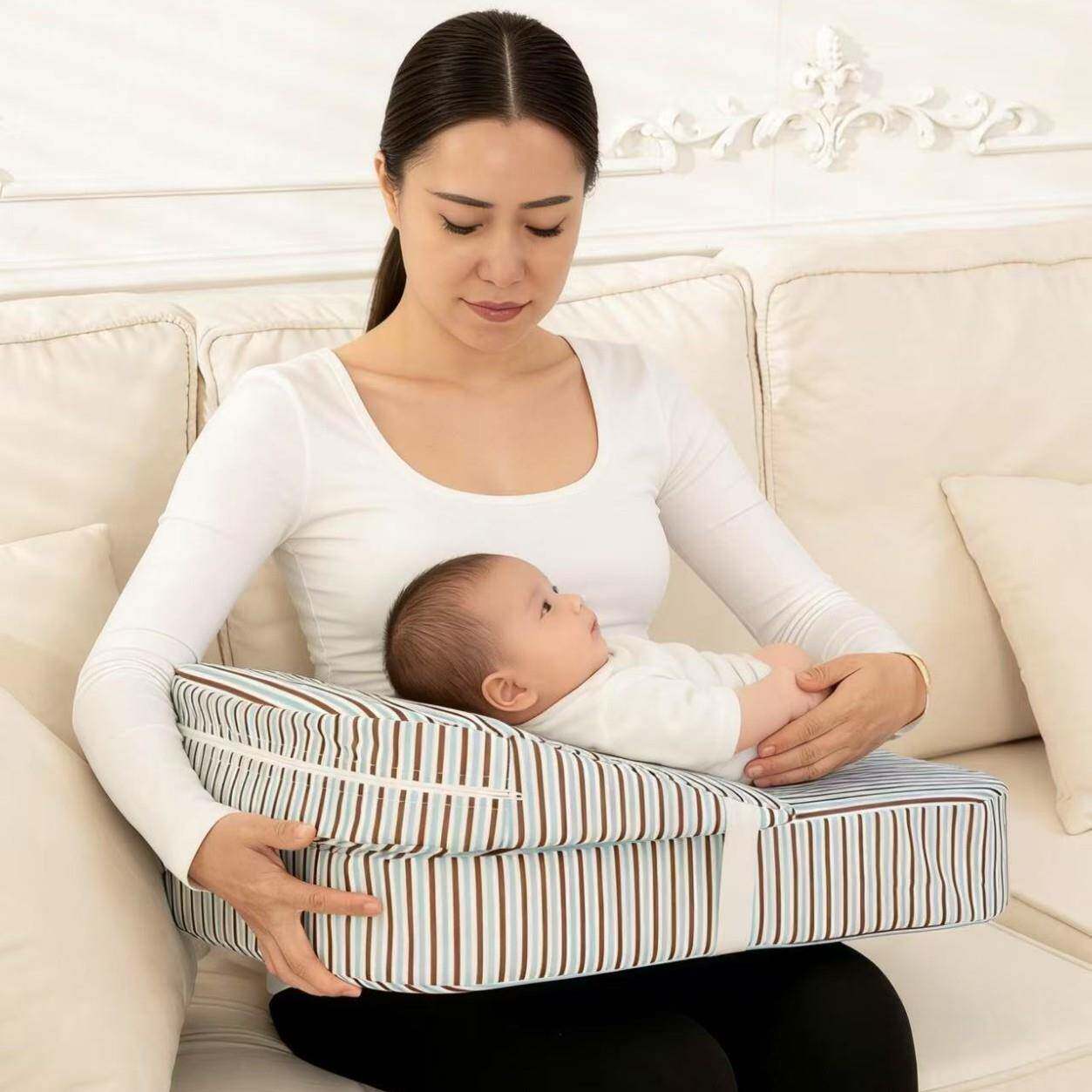新生婴儿用品头防靠垫喂奶神器哺乳EKH枕月子护枕腰抱娃溢奶垫