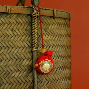 善语堂创意高端黄金福袋简约清新大吉福来香囊小圆球