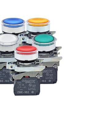 带灯按钮开关XB4-BW35B5(ZB4-BW0B55+ZB4-BW353)24V黄色