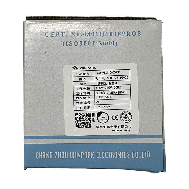 WINPARK常州温控表AK6-AKL110APL110AKL120APL120现货