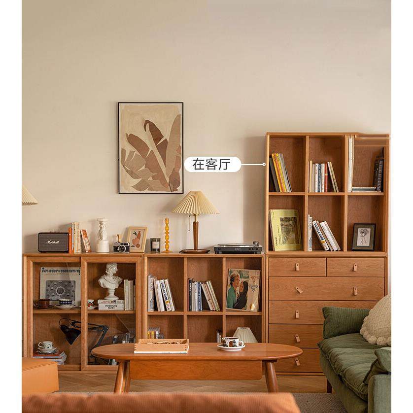 北欧实木书柜家用靠墙多功能玻璃茶水柜卧室书房落地储物组合柜,收纳整理,烫衣板及配件,淘宝优惠券,粉丝福利购,淘宝优惠卷