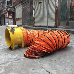 800MM32寸PVC风管软管伸缩高温管耐高温阻燃排风管工业通风管