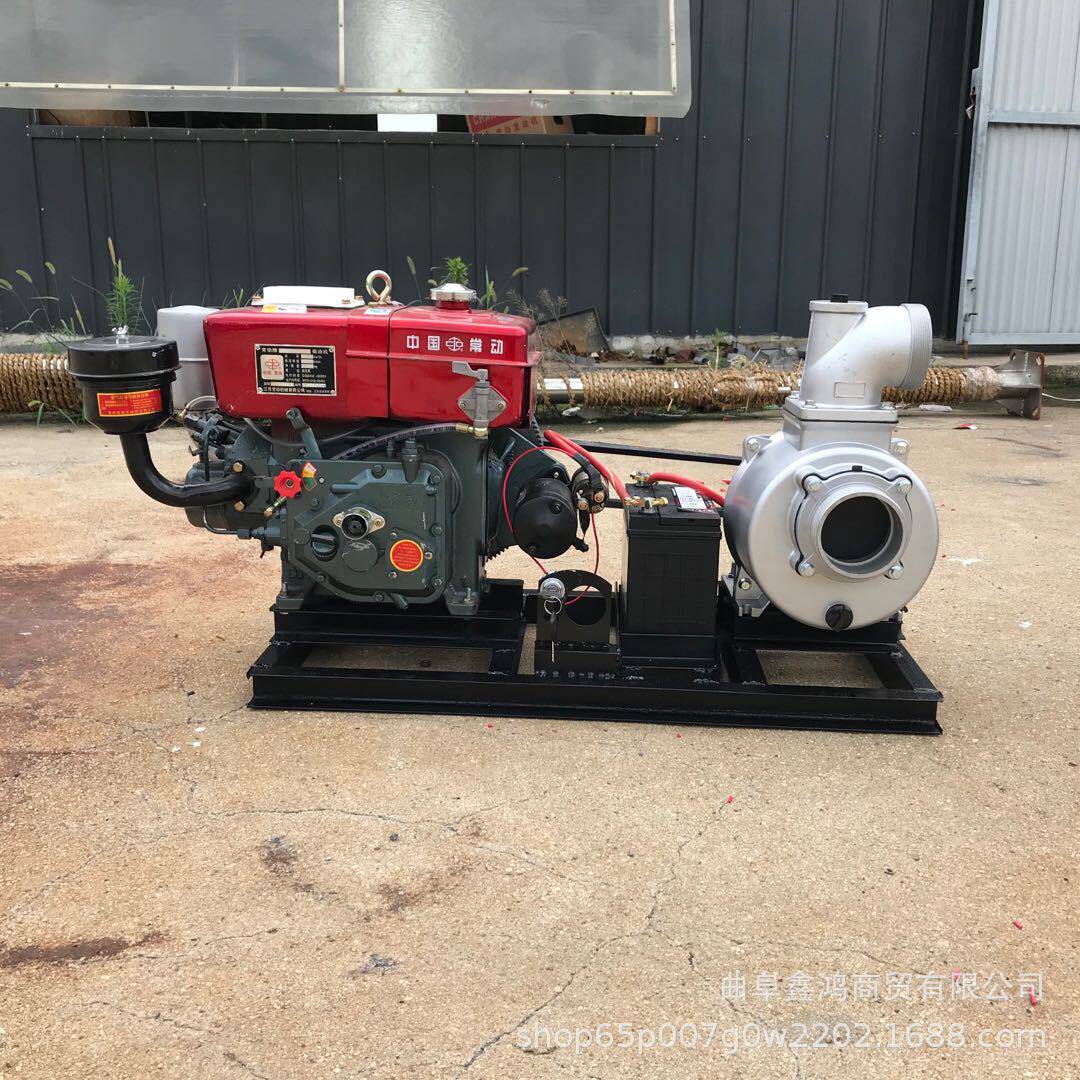 家用果树喷灌柴油离心泵电启柴油水冷离心泵压井柴油8寸抽水泵