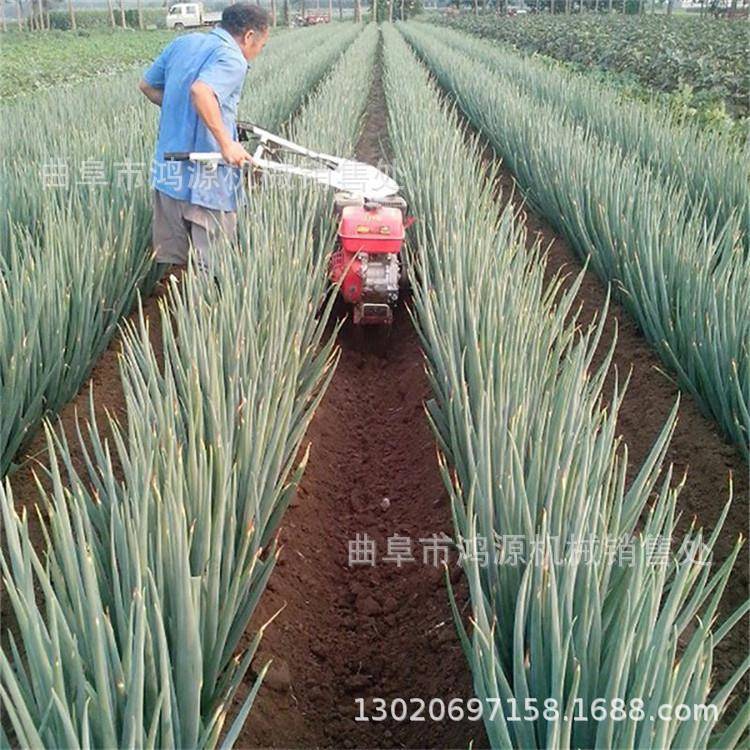 小型家用手扶开沟机电启动柴油旋耕机柴油机大葱生姜开沟培土机