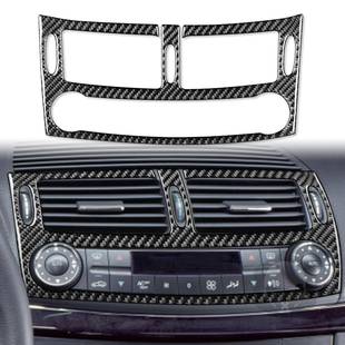 件中控出风口装 E级W211碳纤维内饰改装 饰贴 09款 适用于奔驰03