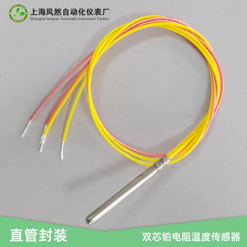 PT100/PT1000防水防油测温探头四线制单支/双支铂电阻热电阻
