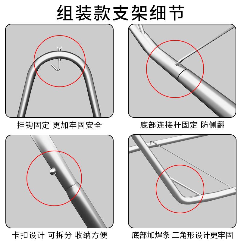 吊床架吊床架子户外家用室内秋千野营露营秋千架儿童吊床折叠架子