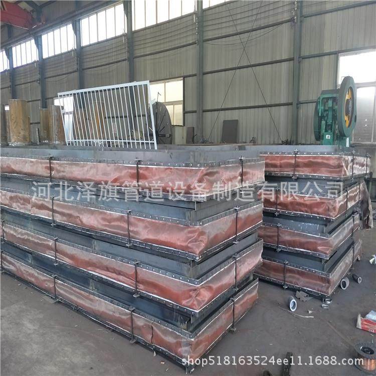 圆形烟道膨胀节FVB型风道橡胶补偿器FUB型烟风道矩形风道补偿器