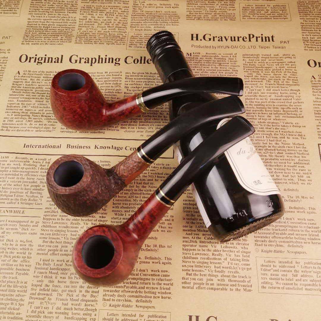 意大利进口石楠木木料手工打蜡石楠木斗九毫米过滤芯专用烟具配件