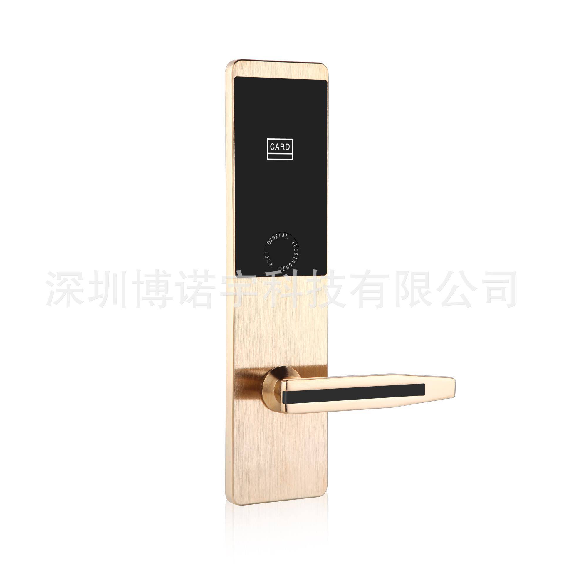 深圳供应锌合金民宿公寓电子刷卡锁酒店管理锁RFIDlocks