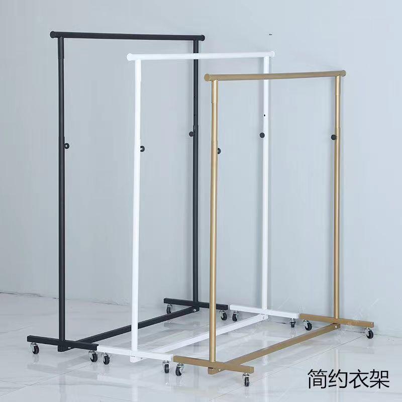 地摊折叠衣架服装店展示架家用晾衣架衣帽架室内落地挂衣架收宿舍