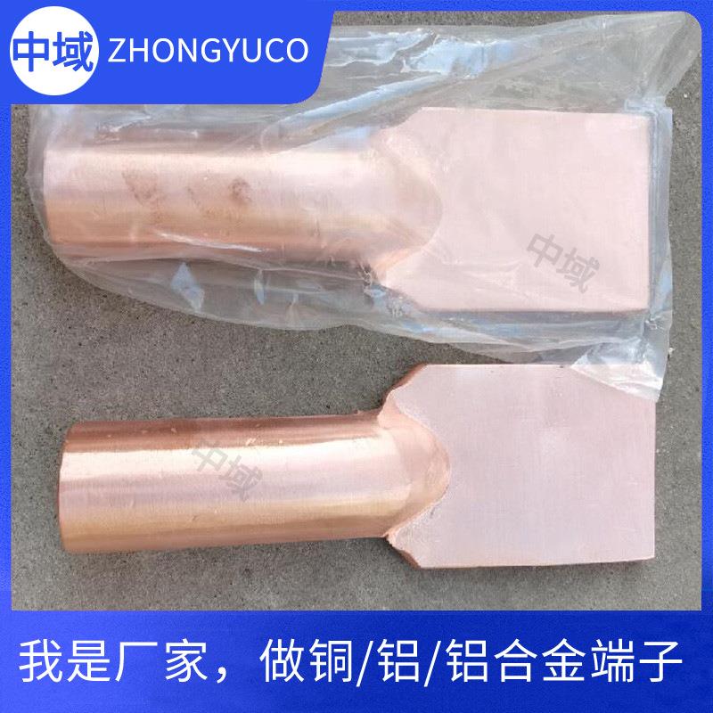 DT大平方铜鼻子800平方630铜端子可按需打孔单双四孔铜电缆线鼻子