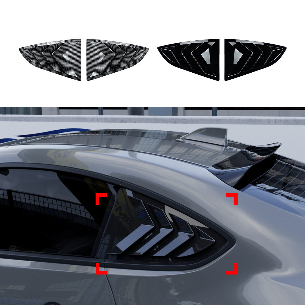 适用丰田GR86斯巴鲁BRZ2022+后车窗百叶窗三角窗车贴外饰改装
