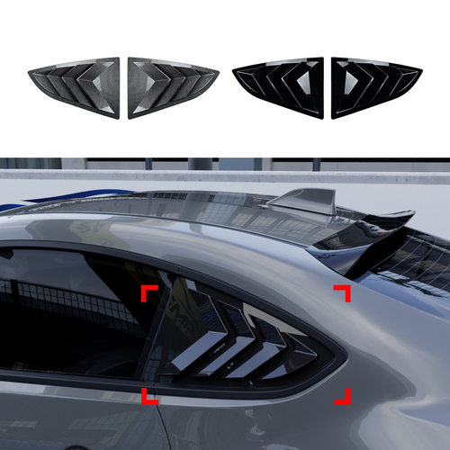 适用丰田GR86斯巴鲁BRZ2022+后车窗百叶窗三角窗车贴外饰改装