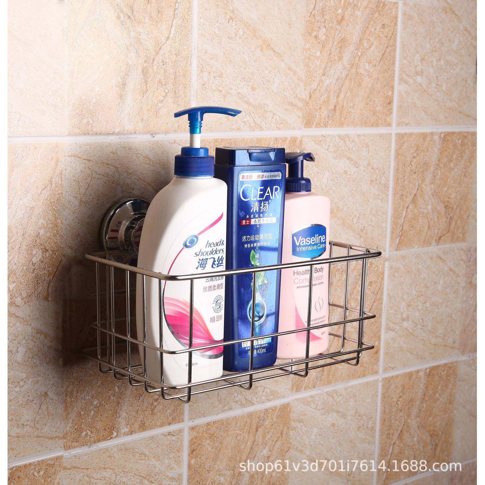 浴室厨房置物架卫生间吸盘式304不锈钢储物角架挂壁免打孔,节庆用品/礼品,新娘配件,淘宝优惠券,粉丝福利购,淘宝优惠卷