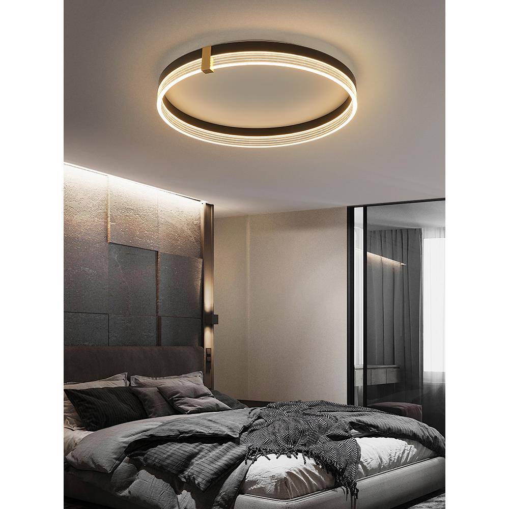 卧室灯现代简约大气家用轻奢灯饰创意客厅北欧灯具极简led吸顶灯